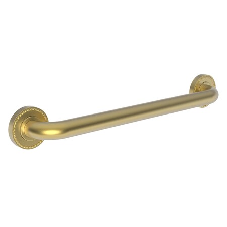 Newport Brass 21" L, Two Post, Solid Brass, 18" Grab Bar in Satin Gold (Pvd), Satin Gold (PVD) 1020-3918/24S